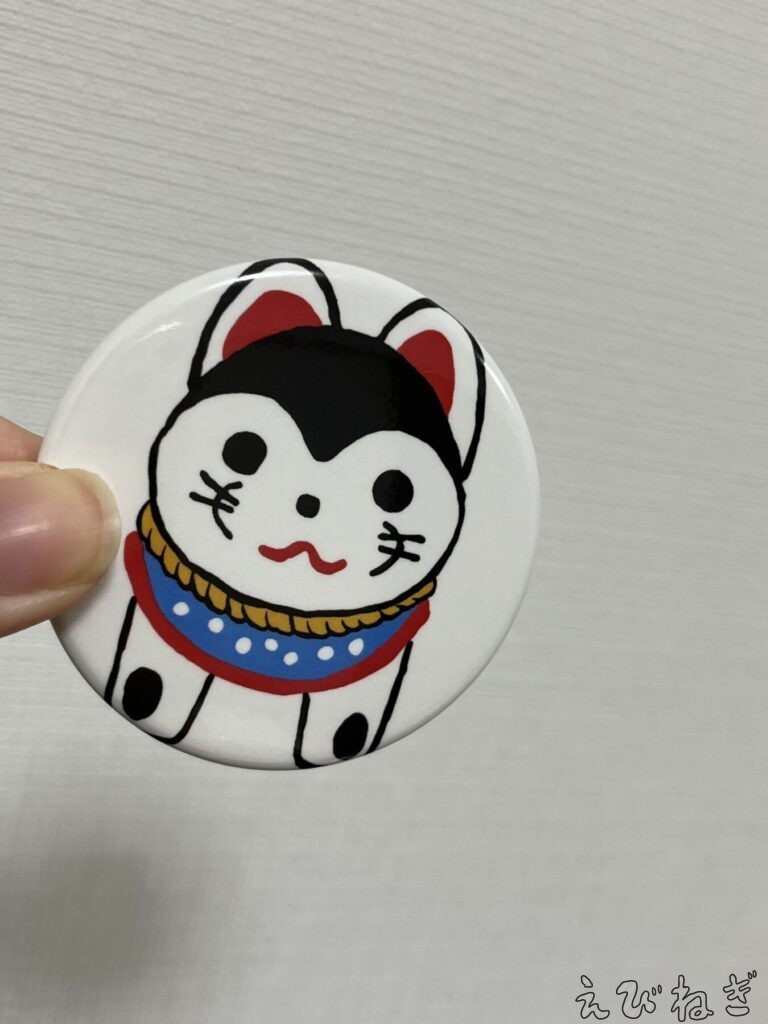 いぬの缶バッチ