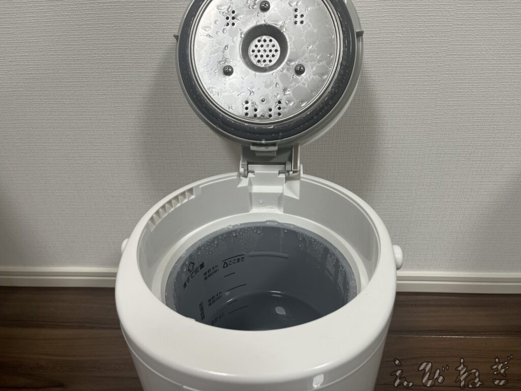 内部にフィルターがない